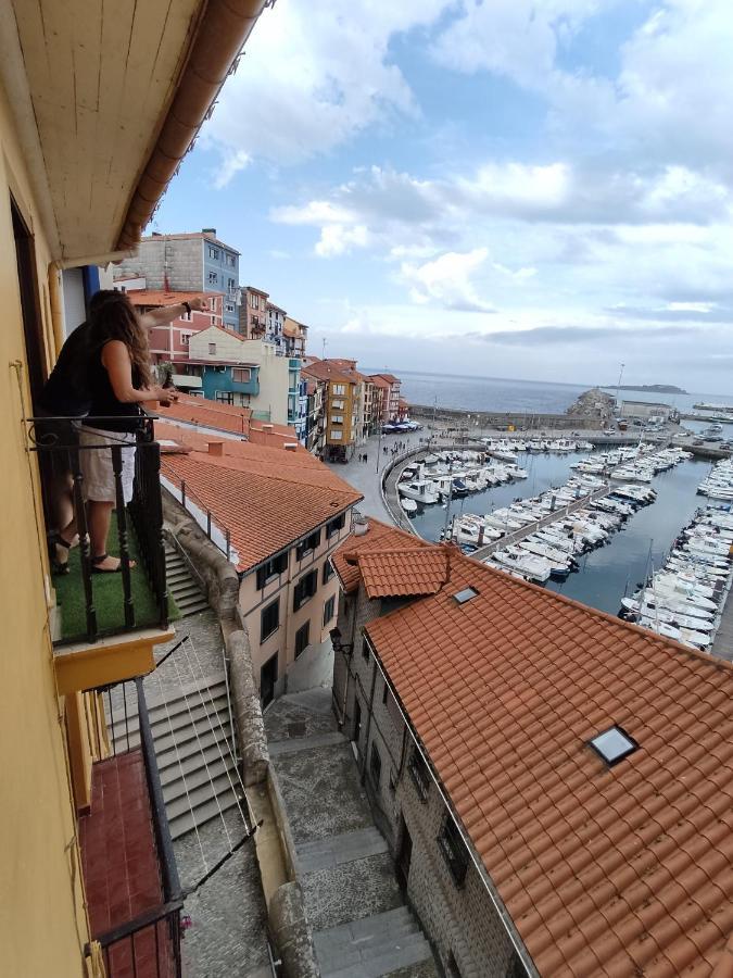 Precioso Loft En Bermeo Con Vistas Al Mar Lägenhet Exteriör bild